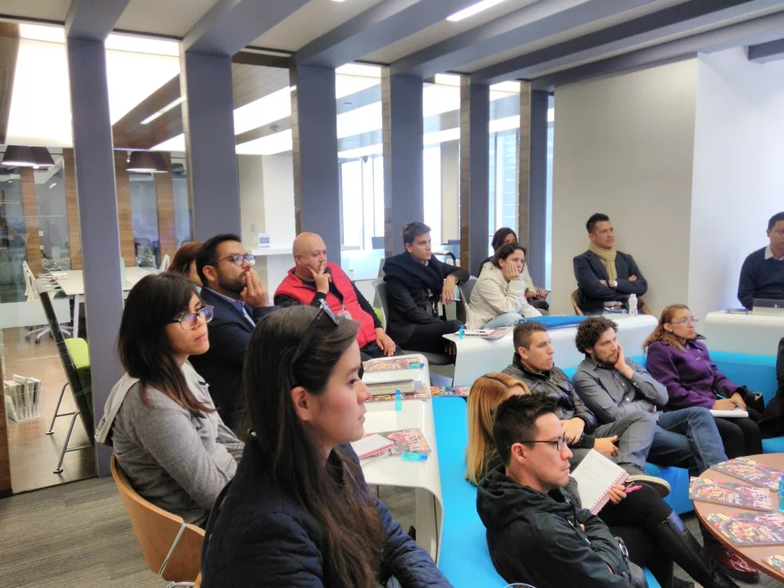 Audiencia durante una sesión de formación corporativa