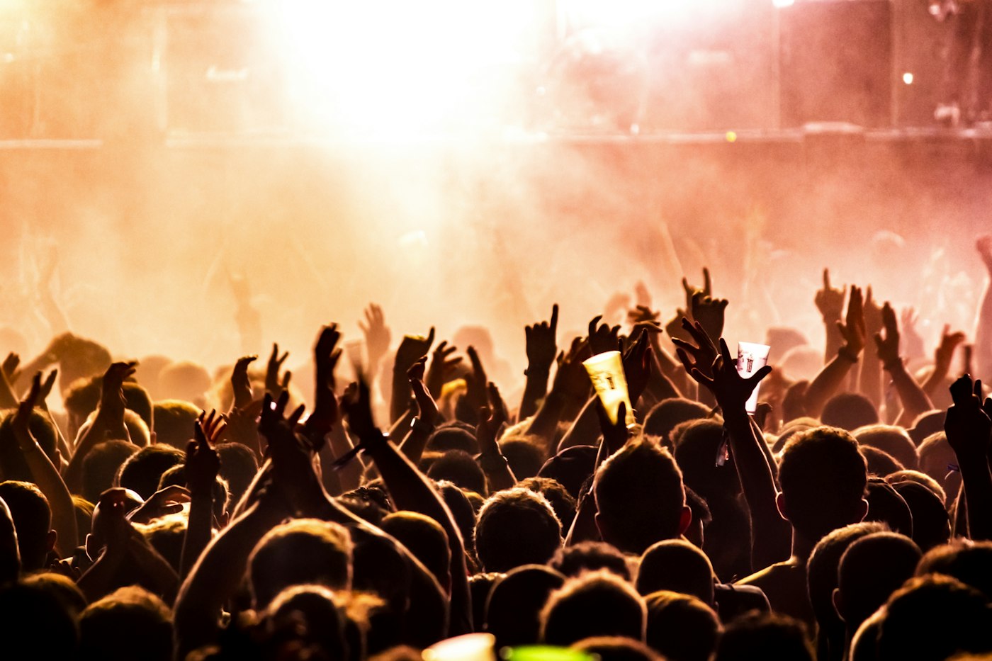 Público real disfrutando un concierto en vivo